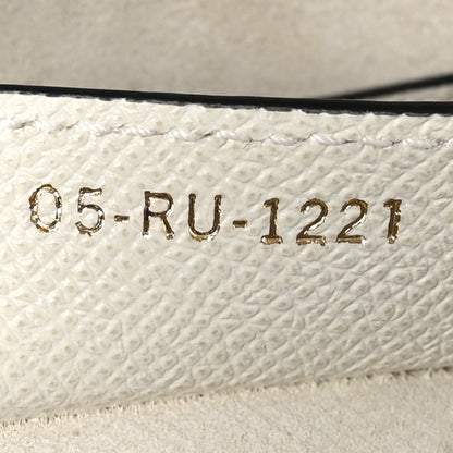 Christian Dior Grained Calfskin Saddle Bag White 7 of 11