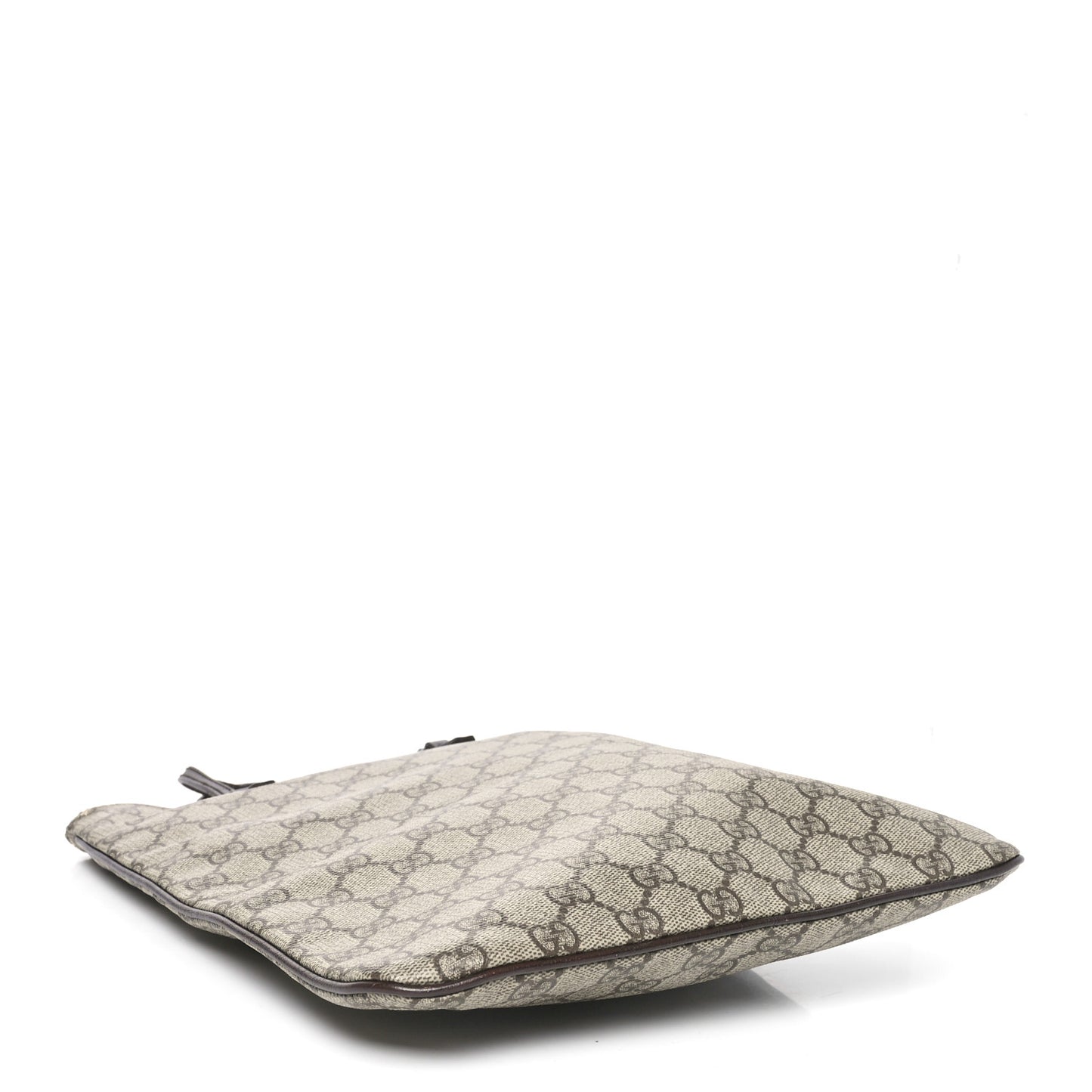 GG Plus Monogram Flat Vertical Tote Dark Brown
