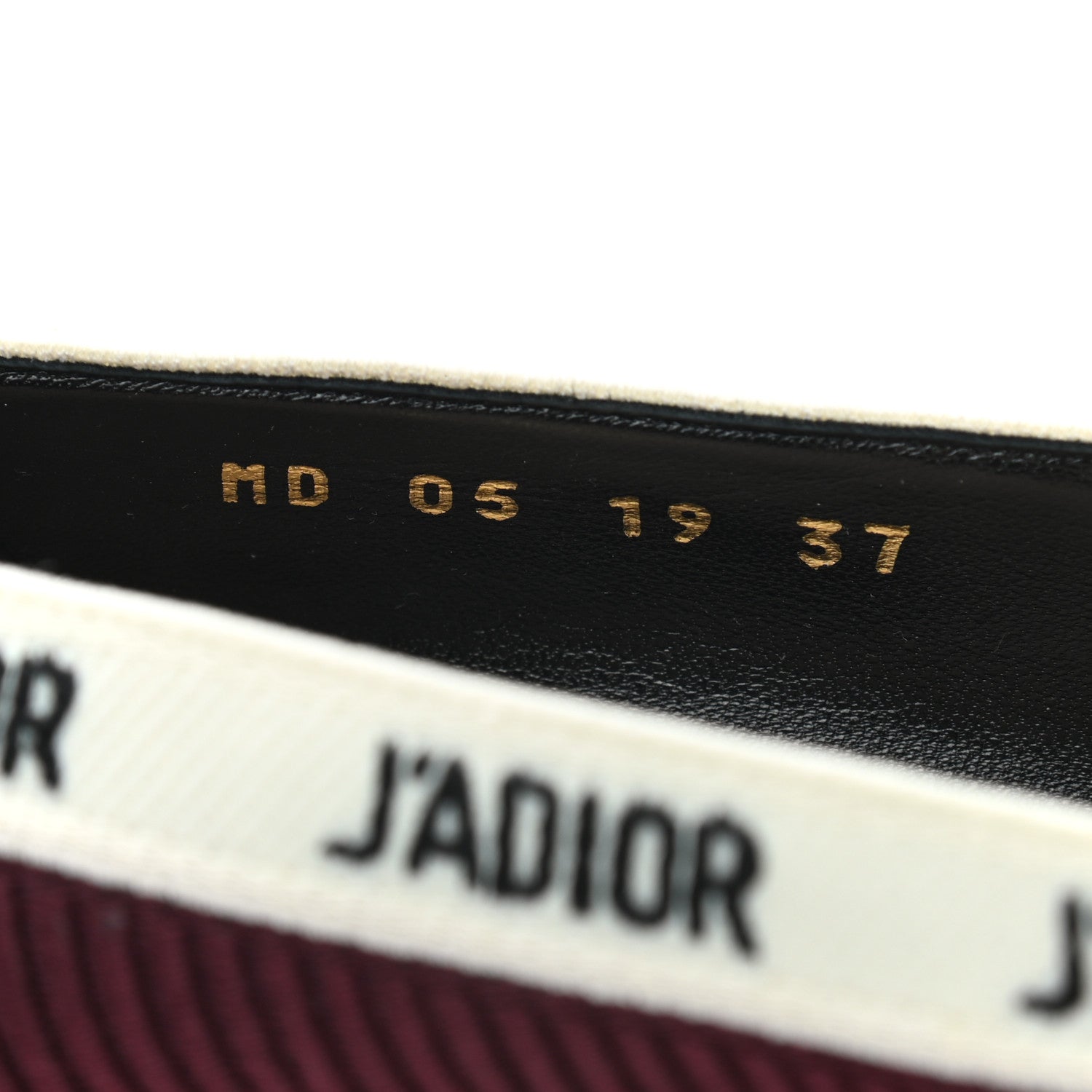 Christian Dior Technical Canvas Ribbon Embroidered J'Adior 65mm Pumps 37 Rouge Black 8 of 8