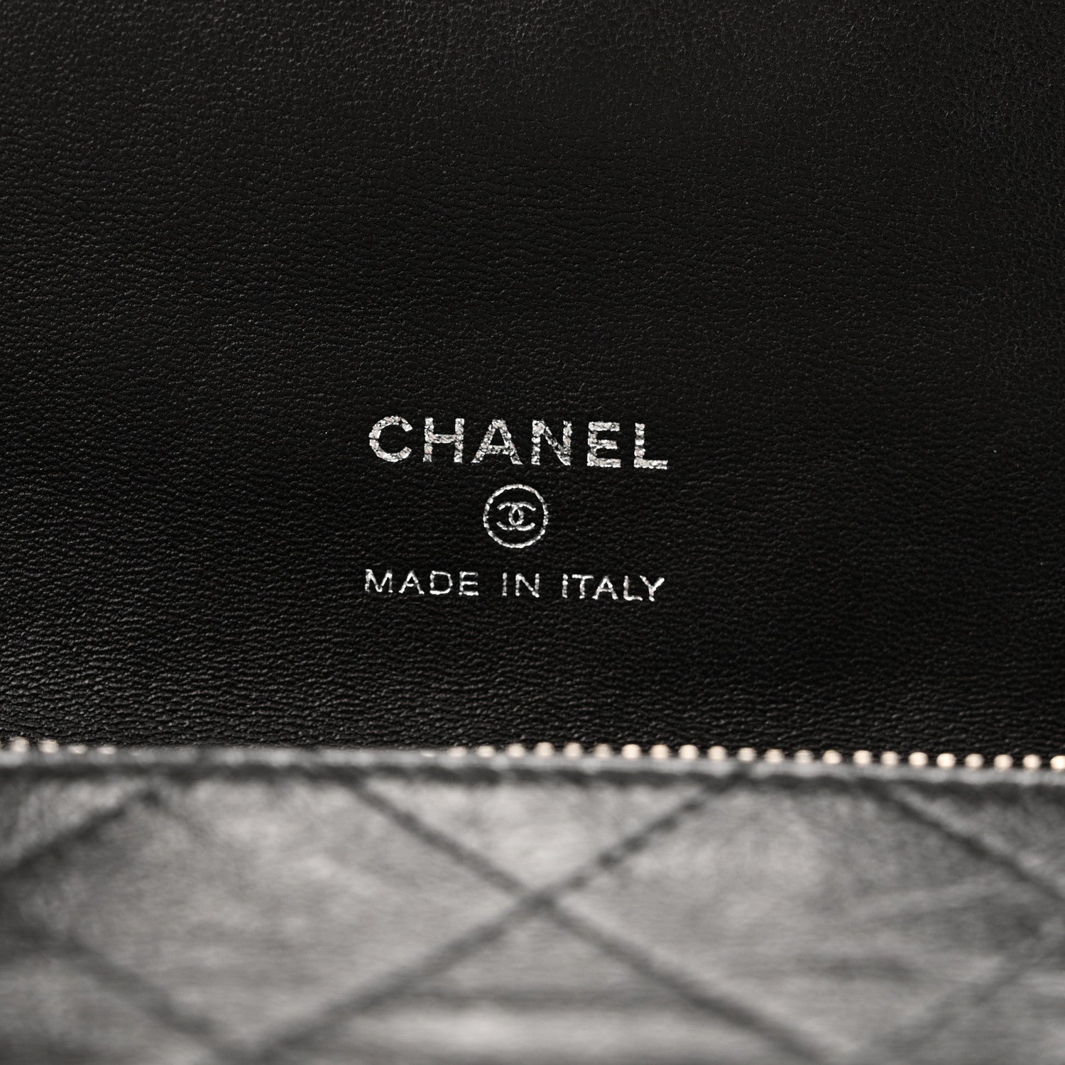 Chanel Aged Calfskin Quilted Small 31 Pouch Black 6 of 12