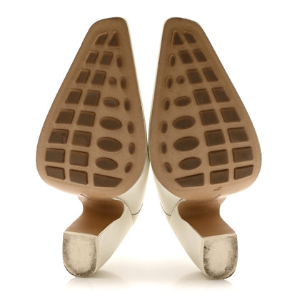 Bottega Veneta Calfskin Tex Mules 39 White 6 of 15