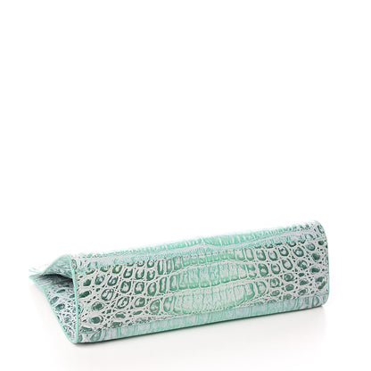 Nancy Gonzalez Crocodile Clutch Turquoise 4 of 8