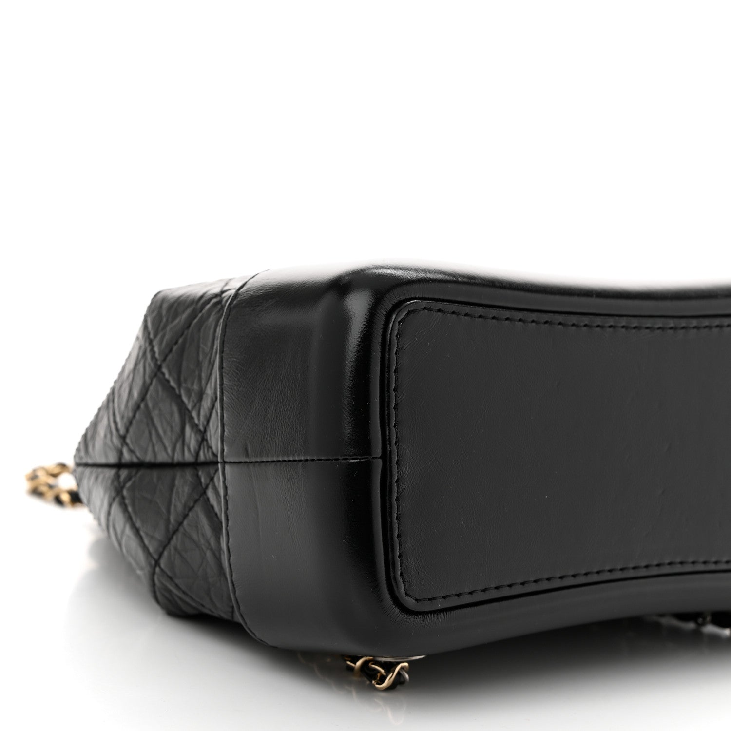 Chanel Aged Calfskin Quilted Small Gabrielle Backpack Black 9 of 10