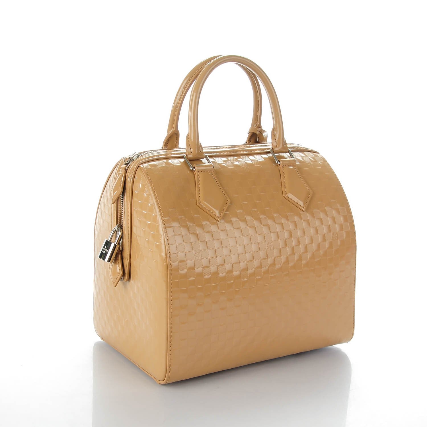 Louis Vuitton Damier Facette Speedy Cube MM Camel 3 of 7