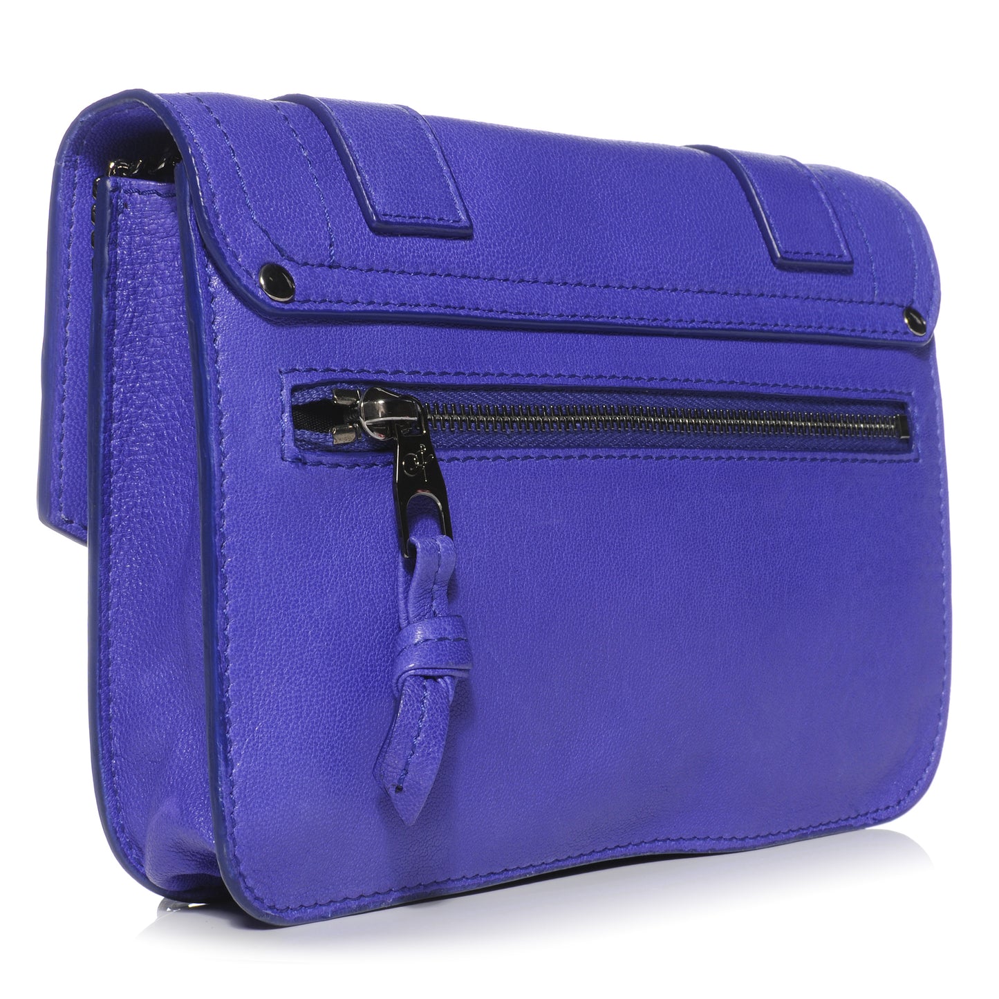 Leather PS1 Large Chain Wallet Purple Rain