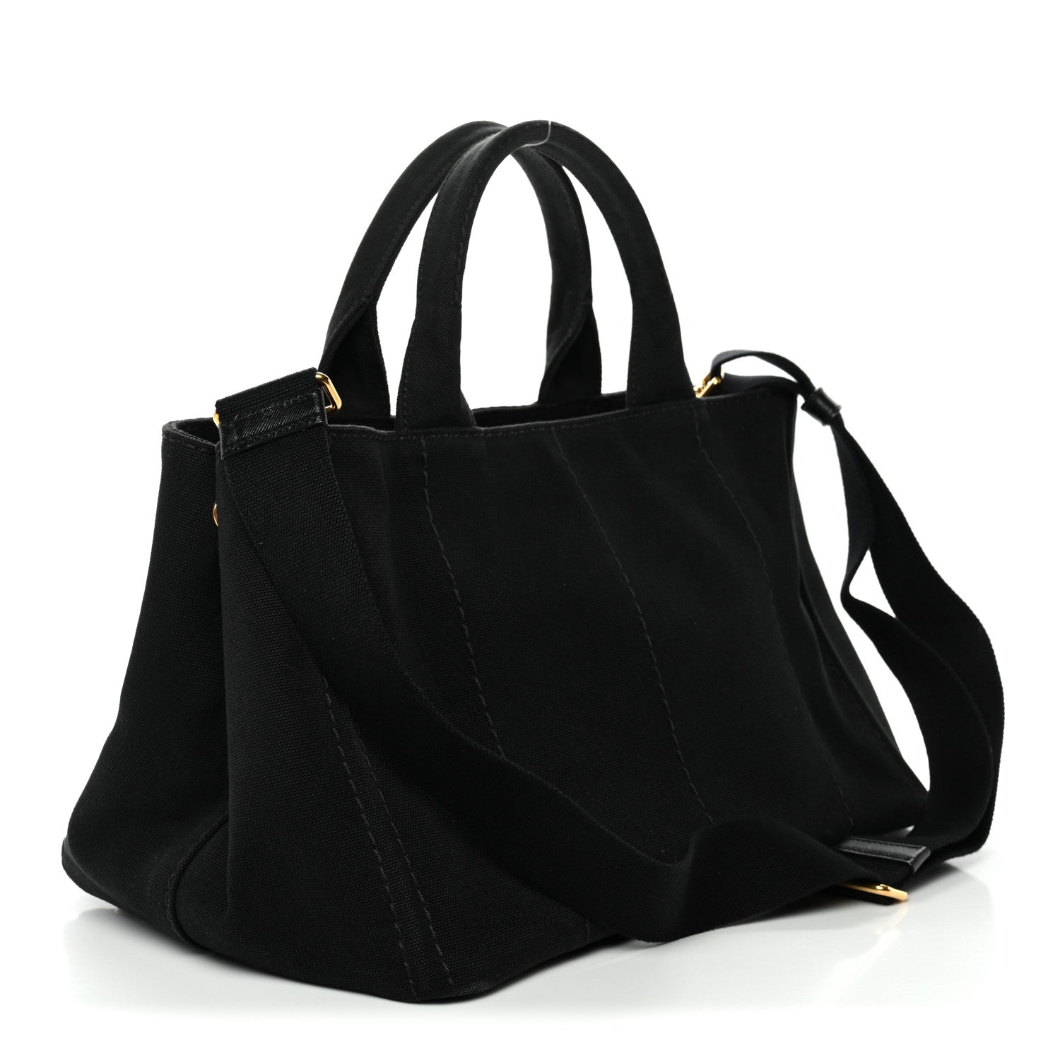 Prada Canapa Logo Tote Black 1871828 – FASHIONPHILE