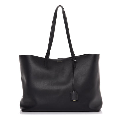 Saint Laurent Calfskin Large Shopping Tote Black 3 of 9