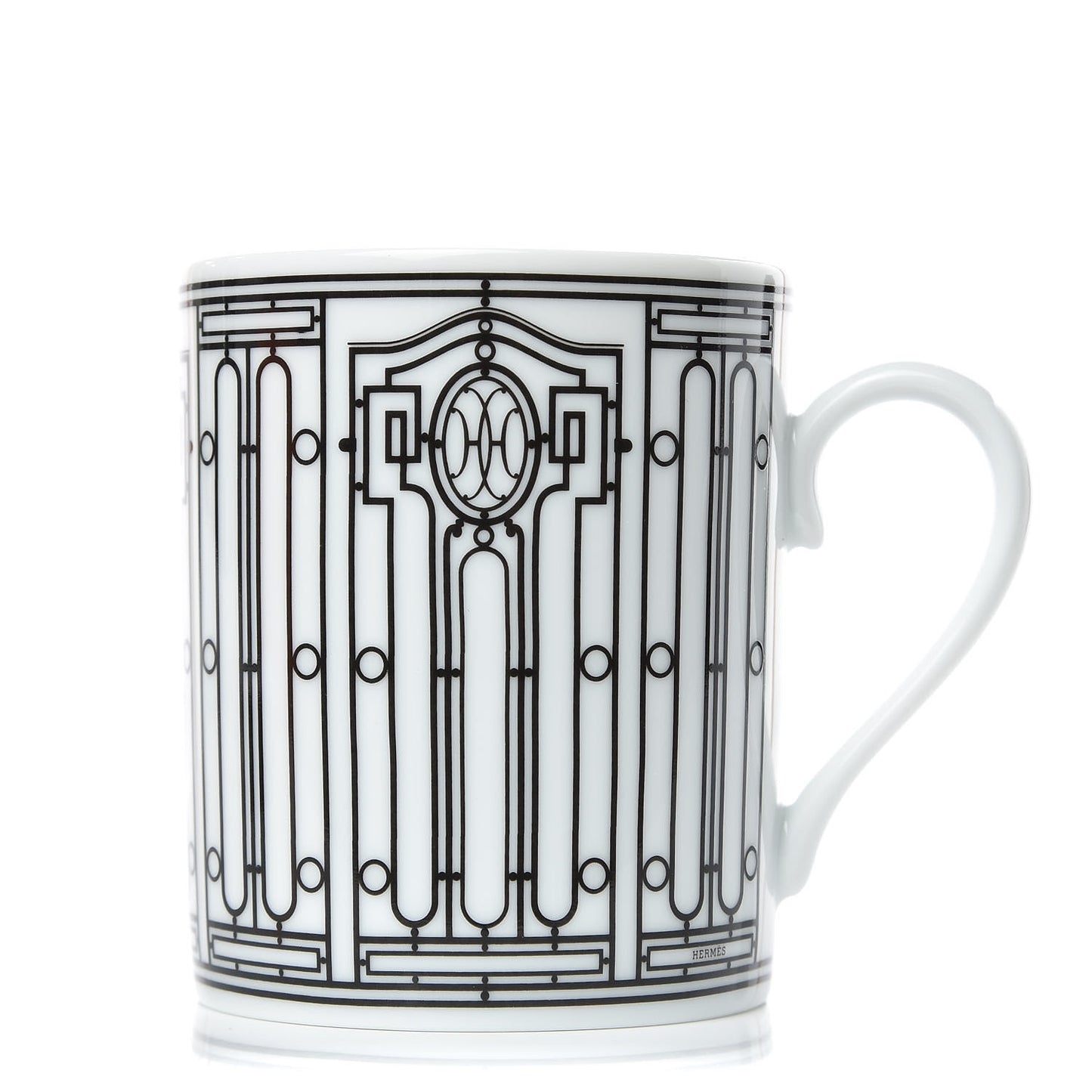 Porcelain H Deco Mug