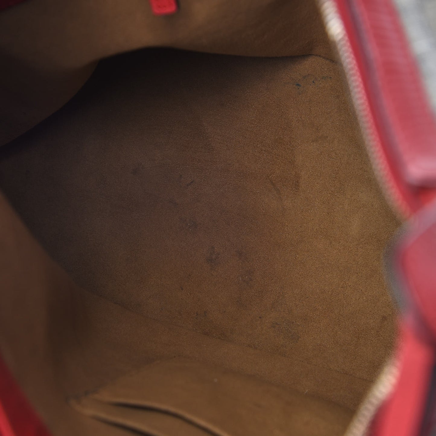 GG Supreme Monogram Linea A Hobo Red