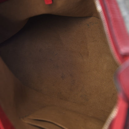 Gucci GG Supreme Monogram Linea A Hobo Red 11 of 14
