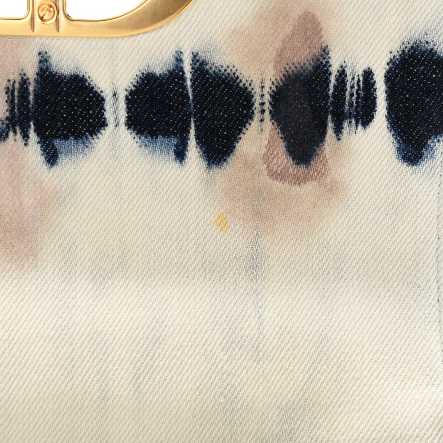 Denim Tie Dye Cannage Small Caro Bag Multicolor
