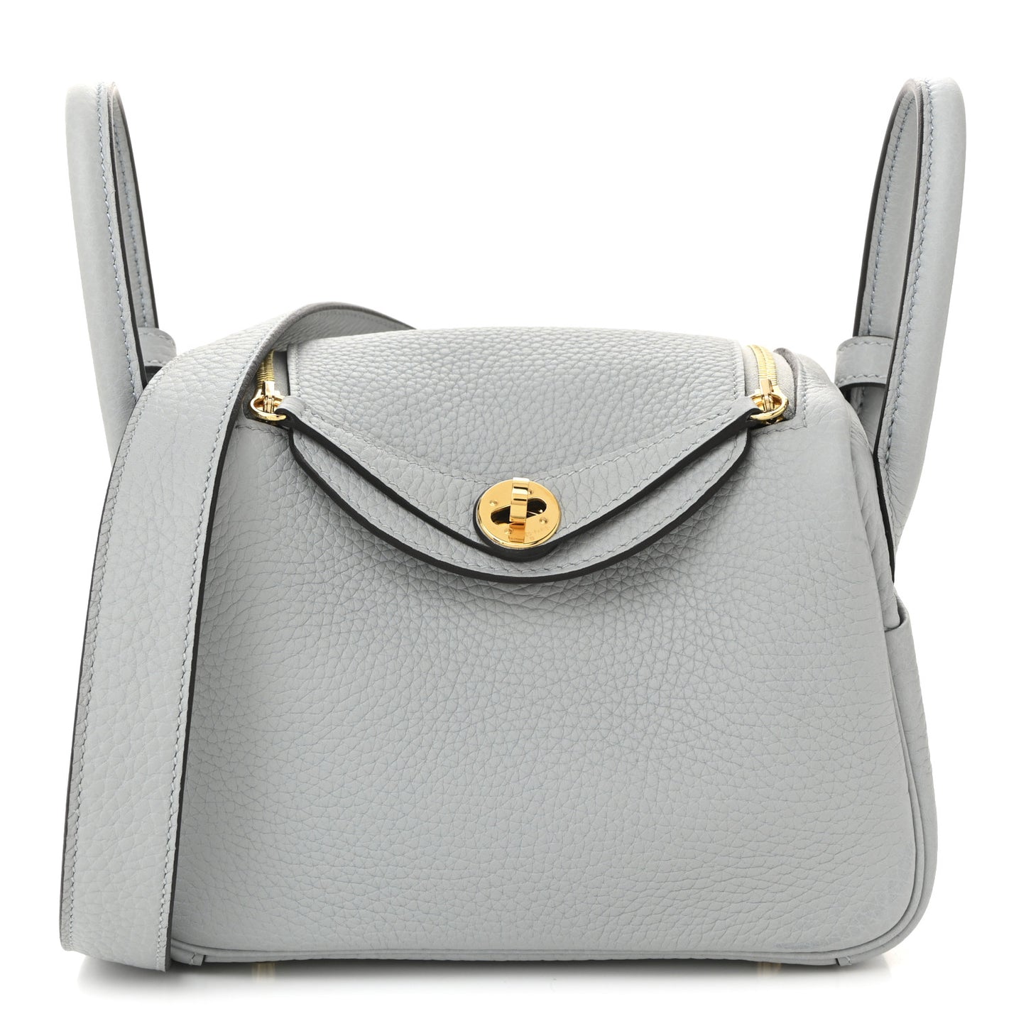 Taurillon Clemence Mini Lindy 20 Bleu Glacier
