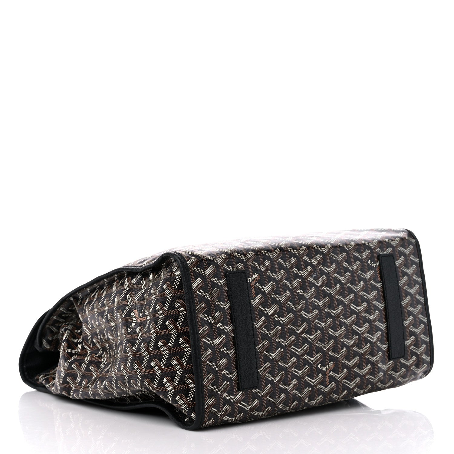 Goyard Goyardine Saint Leger Soft Briefcase Backpack Black 4 of 15