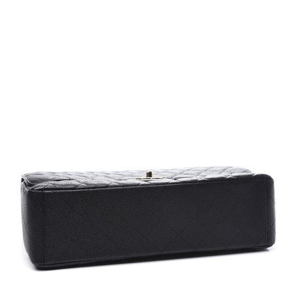 Chanel Caviar Quilted Maxi Single Flap Black 3 of 10