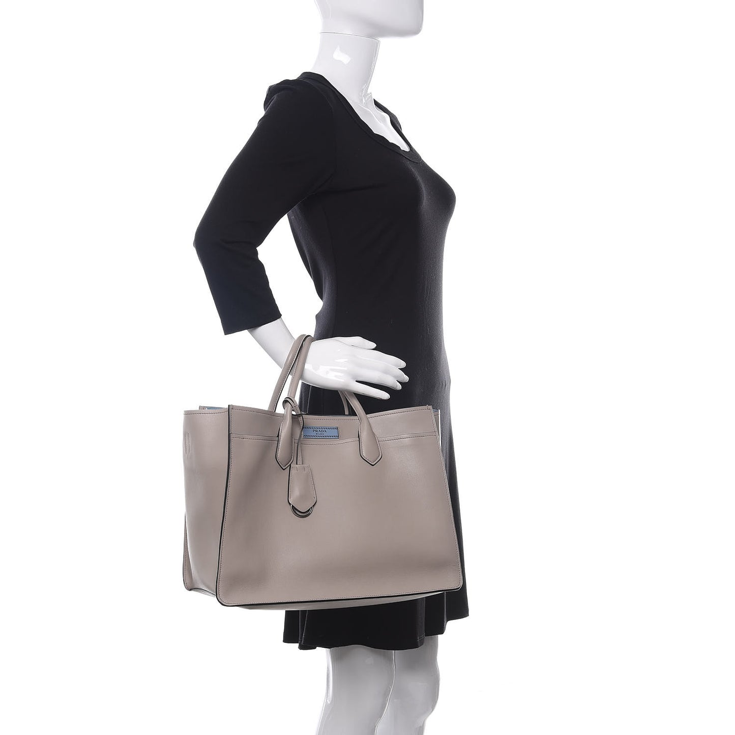 City Calfskin Etiquette Tote Pomice Astra