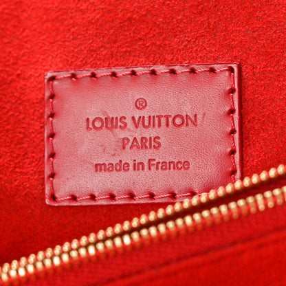 Louis Vuitton Damier Ebene Caissa Clutch Cherry 6 of 9