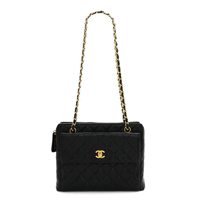 Chanel Caviar Quilted Flap Shoulder Bag Black 1 of 11