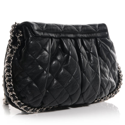 Chanel Lambskin Chain Around Medium Messenger Bag Black 3 of 9