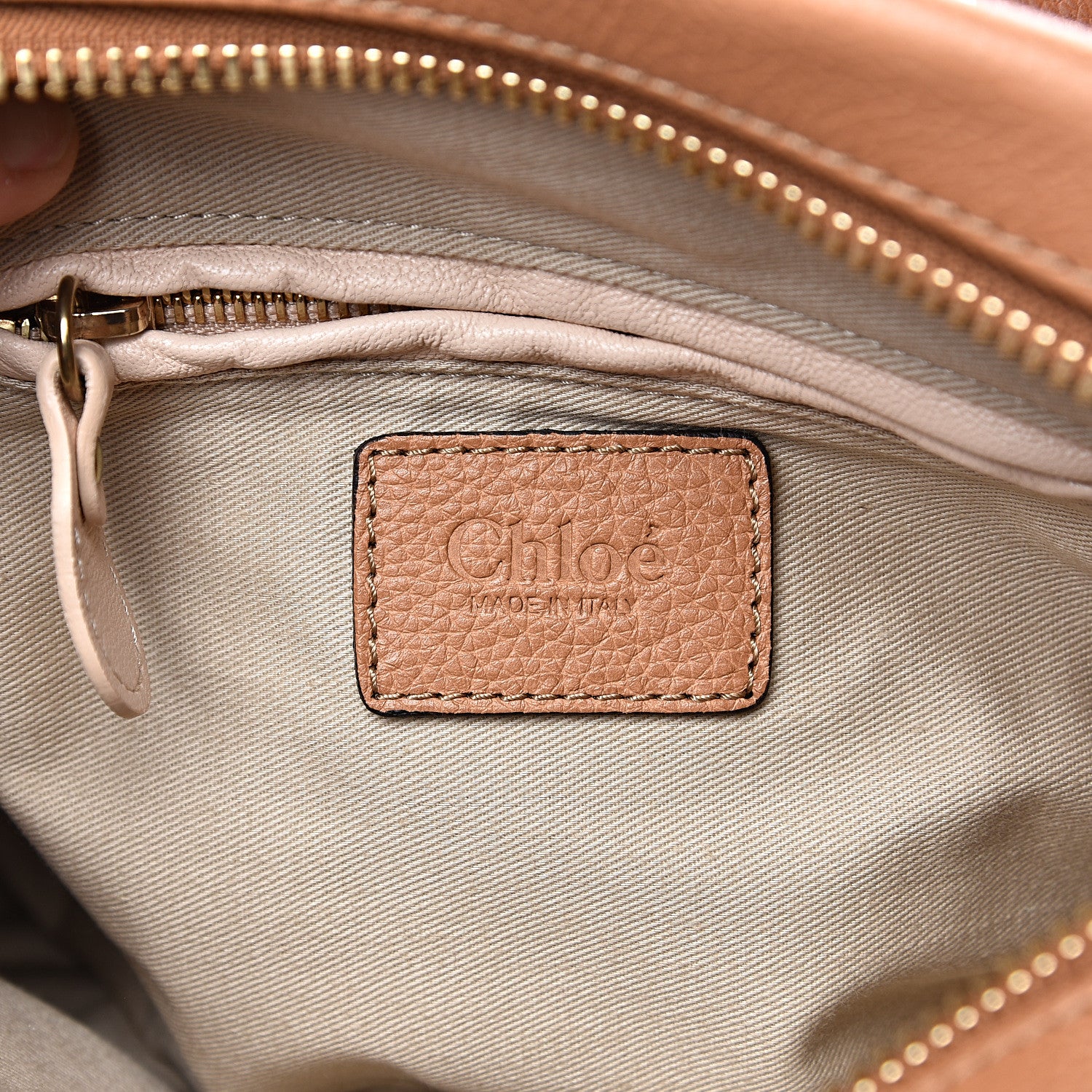 Chloe Calfskin Small Paraty Light Tan 6 of 14