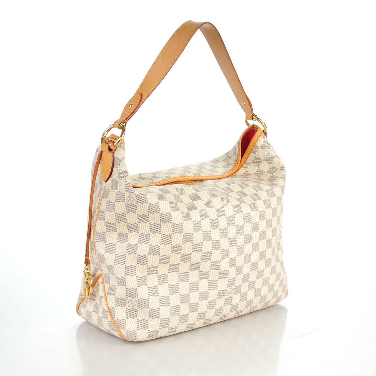 Louis Vuitton Damier Azur Delightful MM Pink 3 of 8