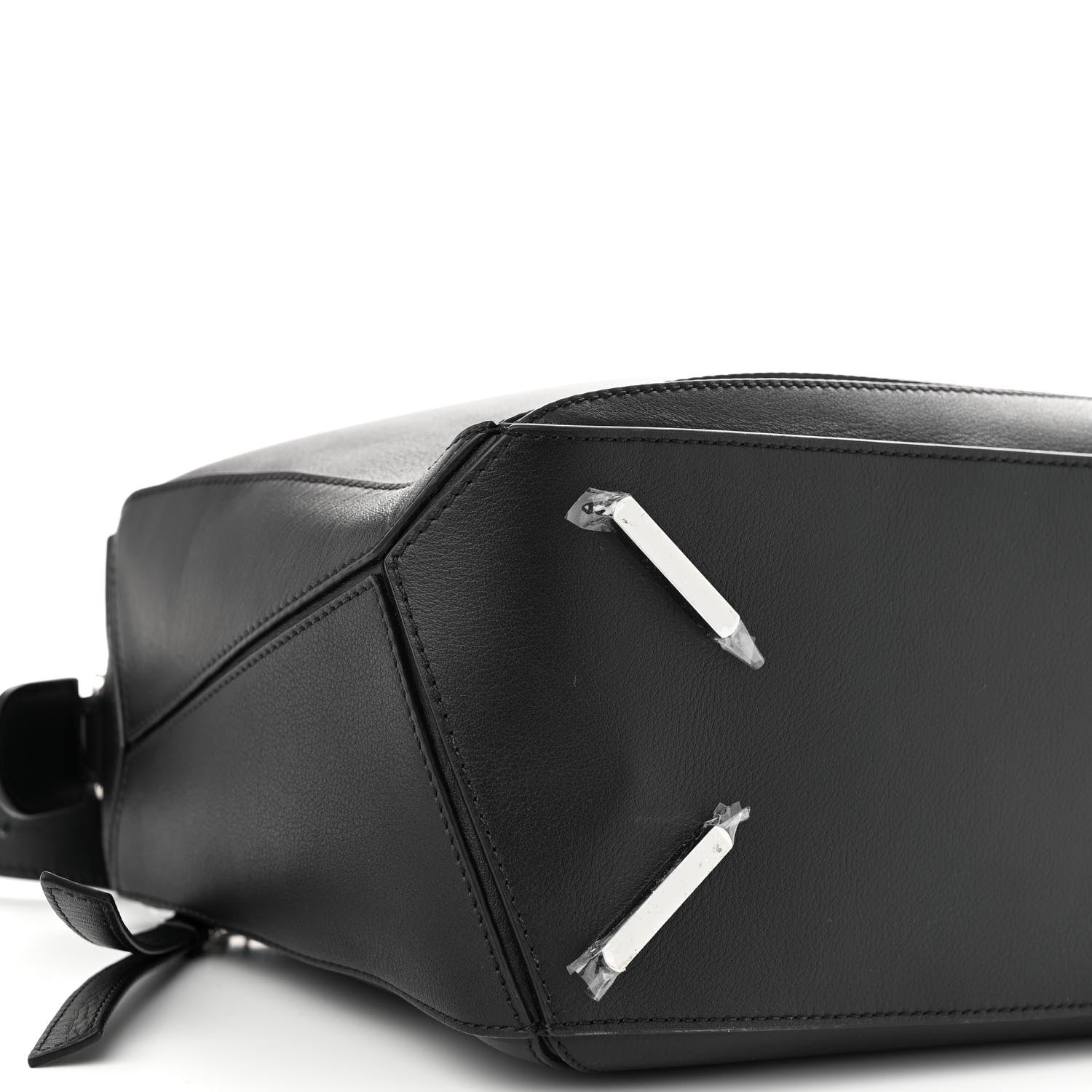 Loewe Calfskin Medium Puzzle Bag Black 8 of 9