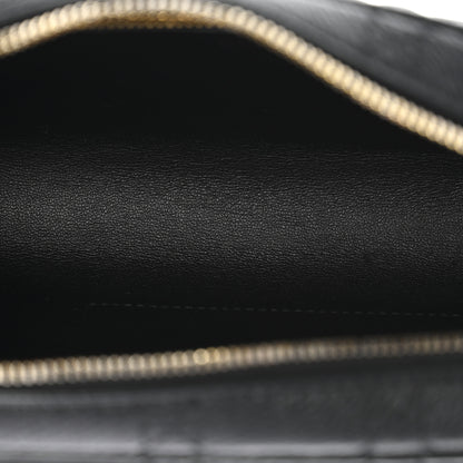 Christian Dior Supple Calfskin Caro Double Pouch Black 5 of 14