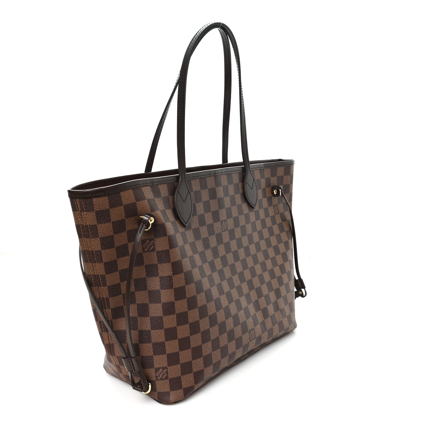 Louis Vuitton Damier Ebene Neo Neverfull MM Rose Ballerine 3 of 10