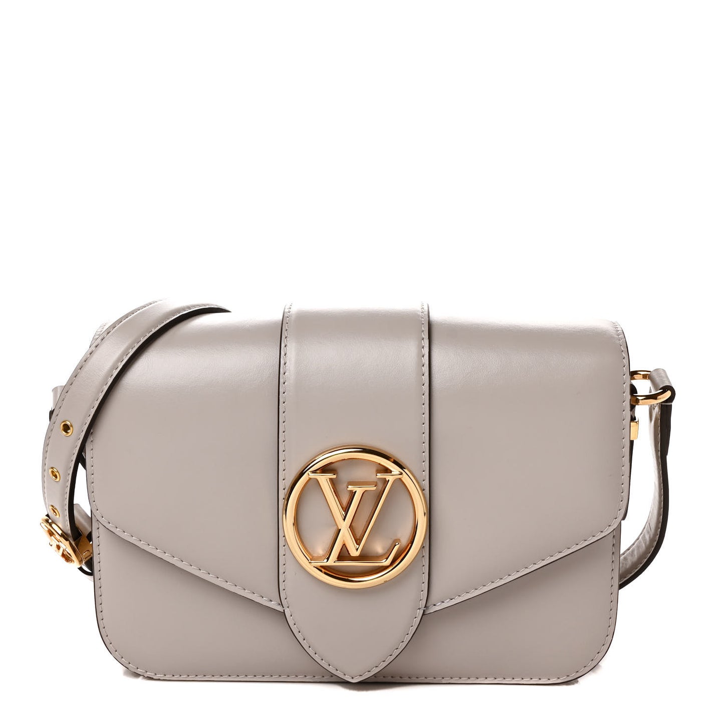 Smooth Calfskin LV Pont 9 Gris Souris