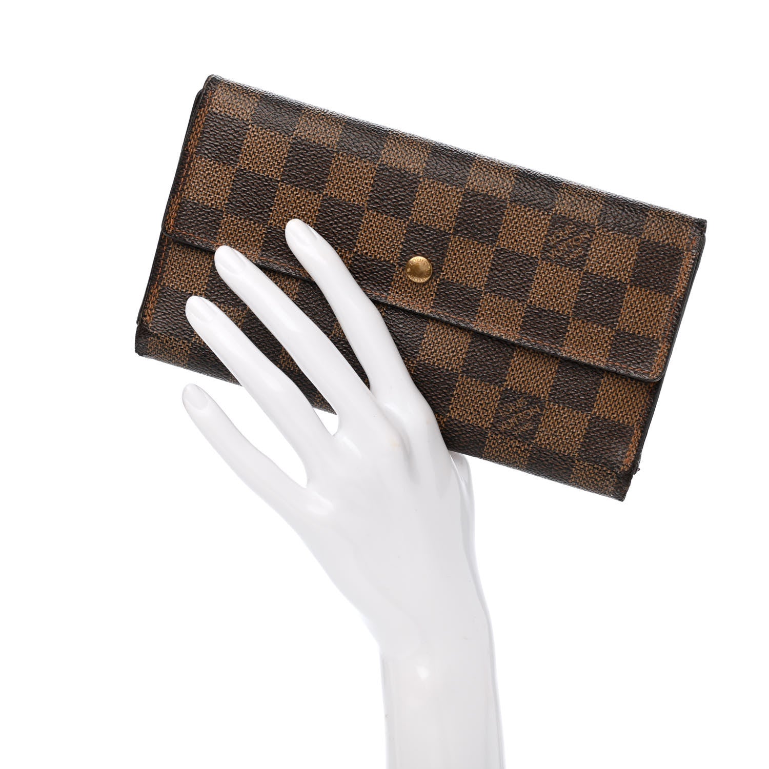 Louis Vuitton Damier Ebene Porte Tresor International Wallet 2 of 17