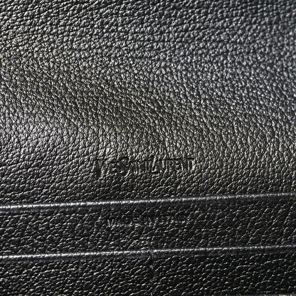 Saint Laurent Calfskin Monogram Belle de Jour Chain Clutch Black 6 of 7