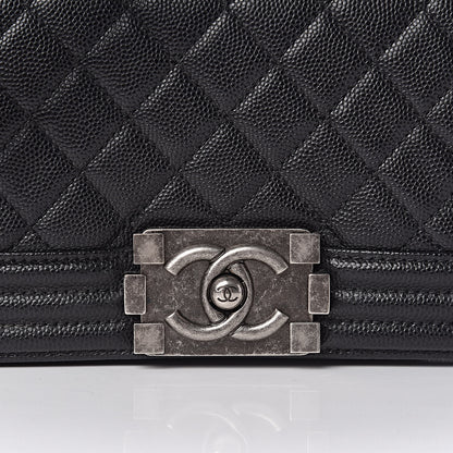 Chanel Caviar Quilted Small Boy Flap Black 8 of 11