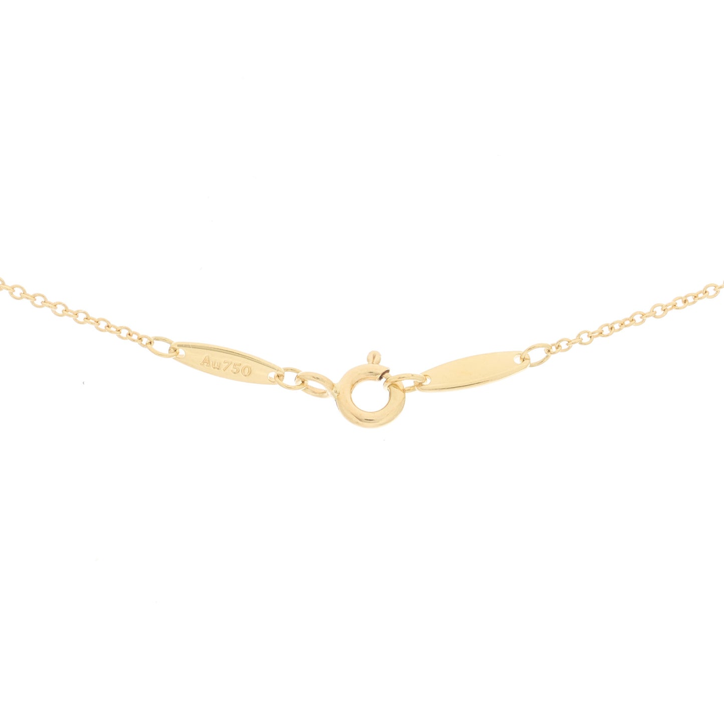 18K Yellow Gold Ruby Elsa Peretti Color By The Yard Pendant Necklace