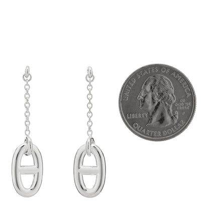 Hermes Sterling Silver Farandole Drop Earrings 2 of 5