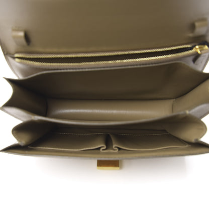 Celine Liege Calfskin Medium Classic Box Flap Bag Taupe 5 of 10