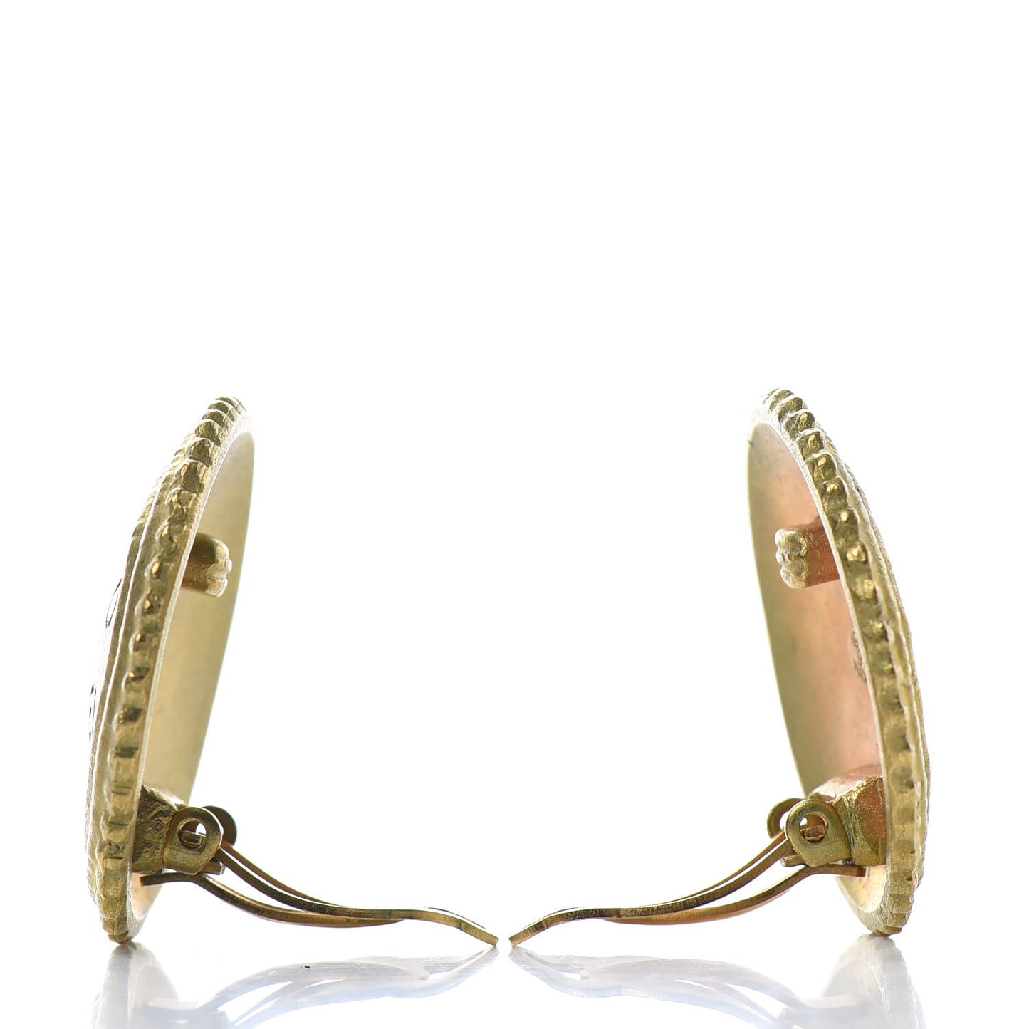 Coco Chanel Clip On Earrings Gold