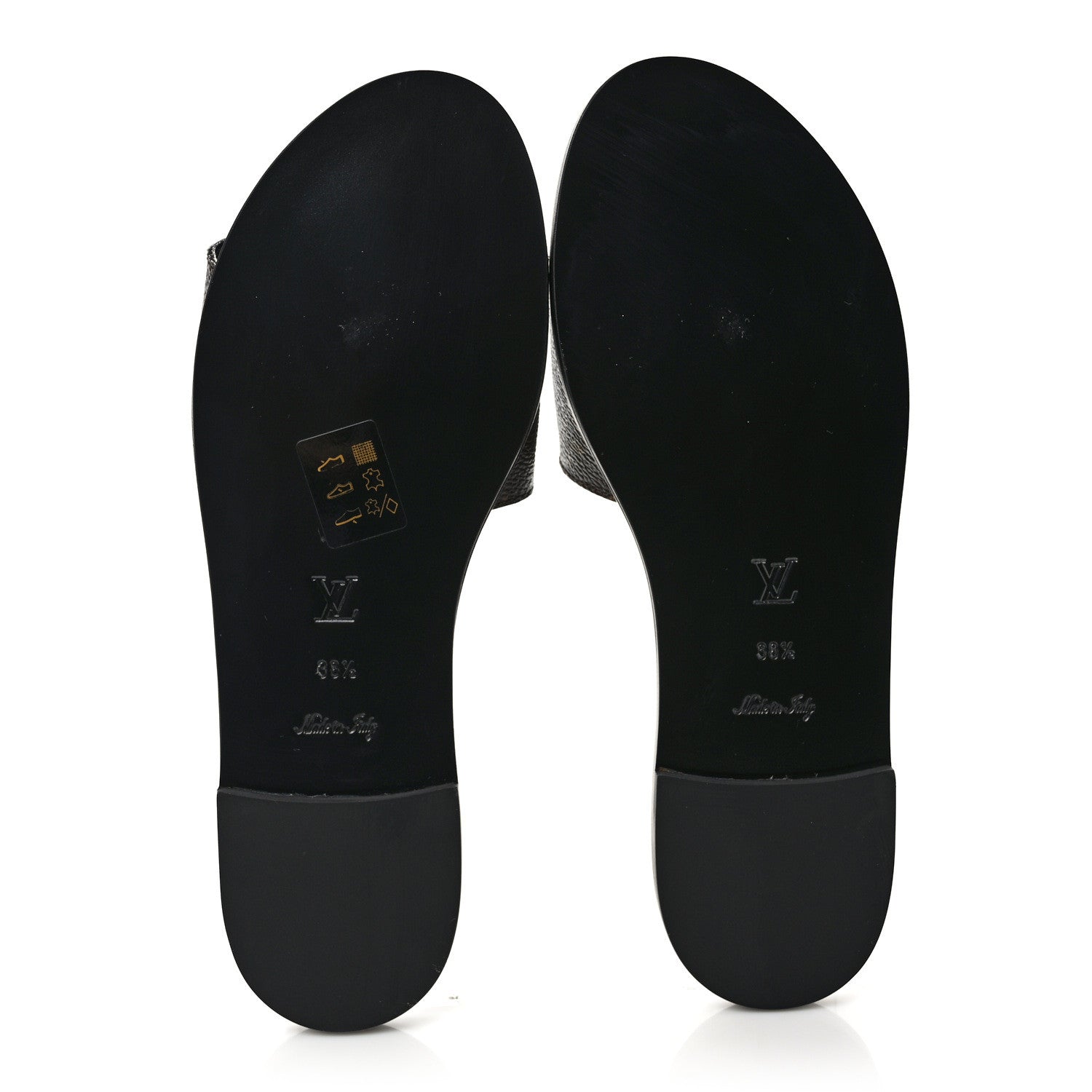 Louis Vuitton Patent Monogram Lock It Flat Mule 38.5 5 of 8