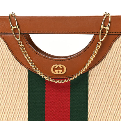Gucci Canvas Large Vintage Shoulder Bag Brown 9 of 12