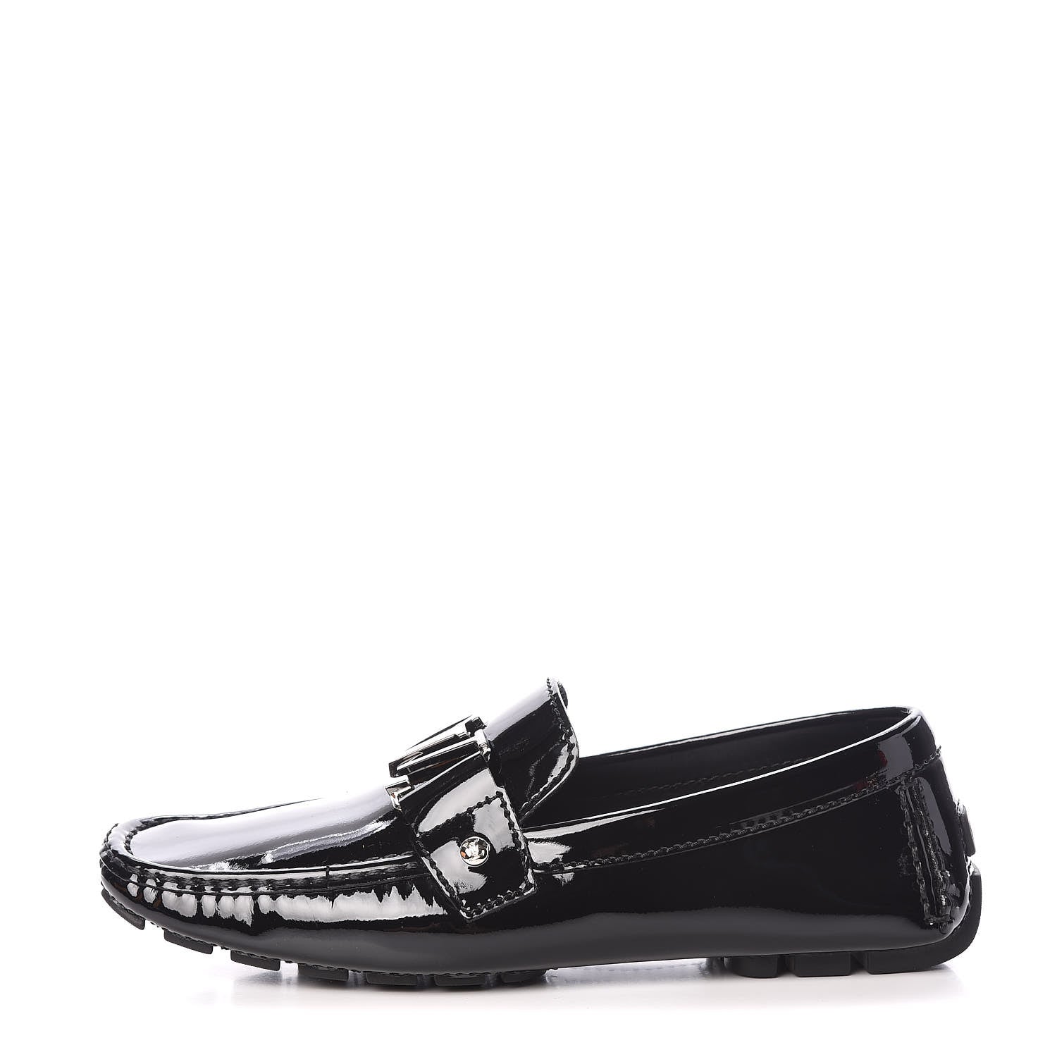 Louis Vuitton Patent Monte Carlo Loafers 7 Black 1 of 9