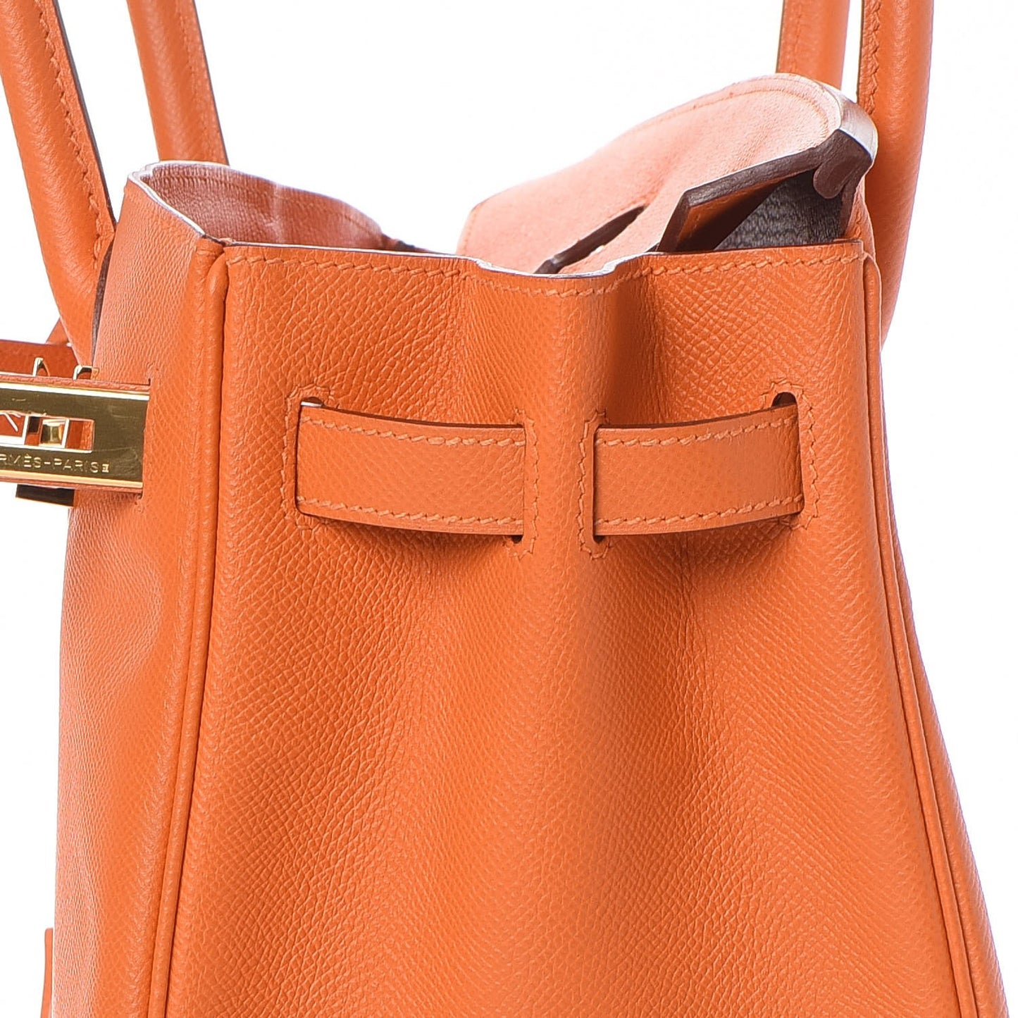 Epsom Birkin 30 Orange