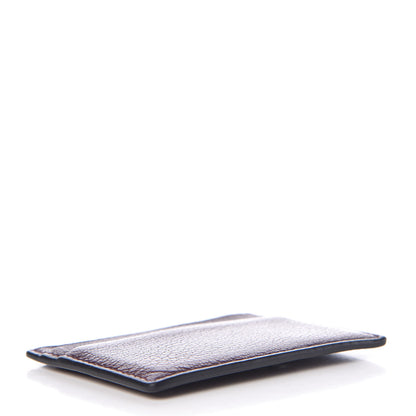 Valentino Garavani Pebbled Calfskin Rockstud Card Holder Wine 4 of 8