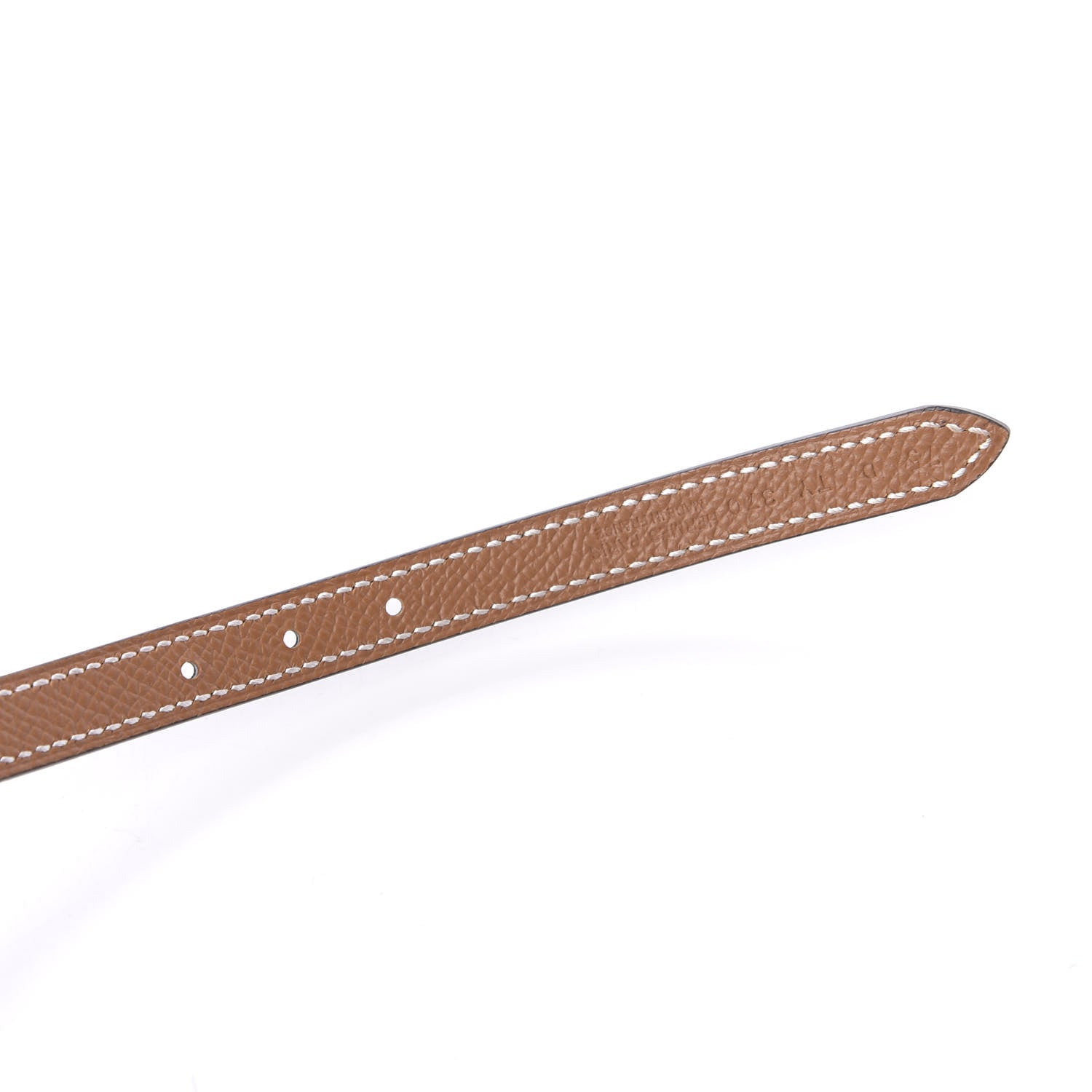 Hermes Swift Epsom 13mm Belt Strap 75 Black Gold 4 of 6