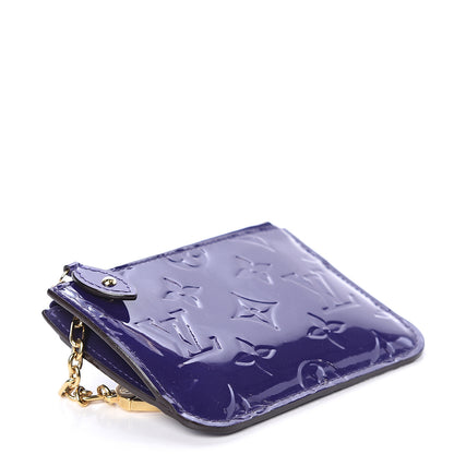 Louis Vuitton Vernis Key Pouch Blueberry 3 of 5