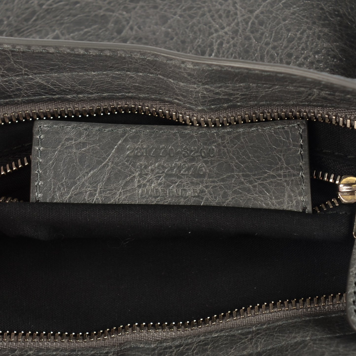 Agneau Giant 12 Silver Hardware City Gris Tarmac