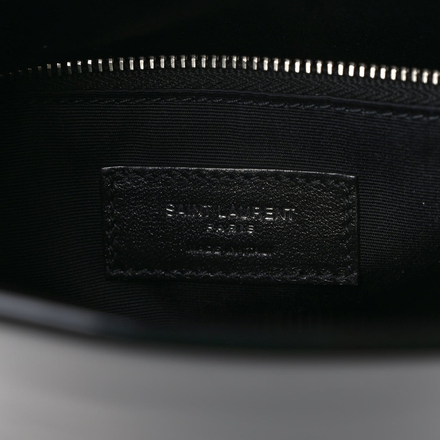 Patent Calfskin Suzanne Rigid Shoulder Bag Black