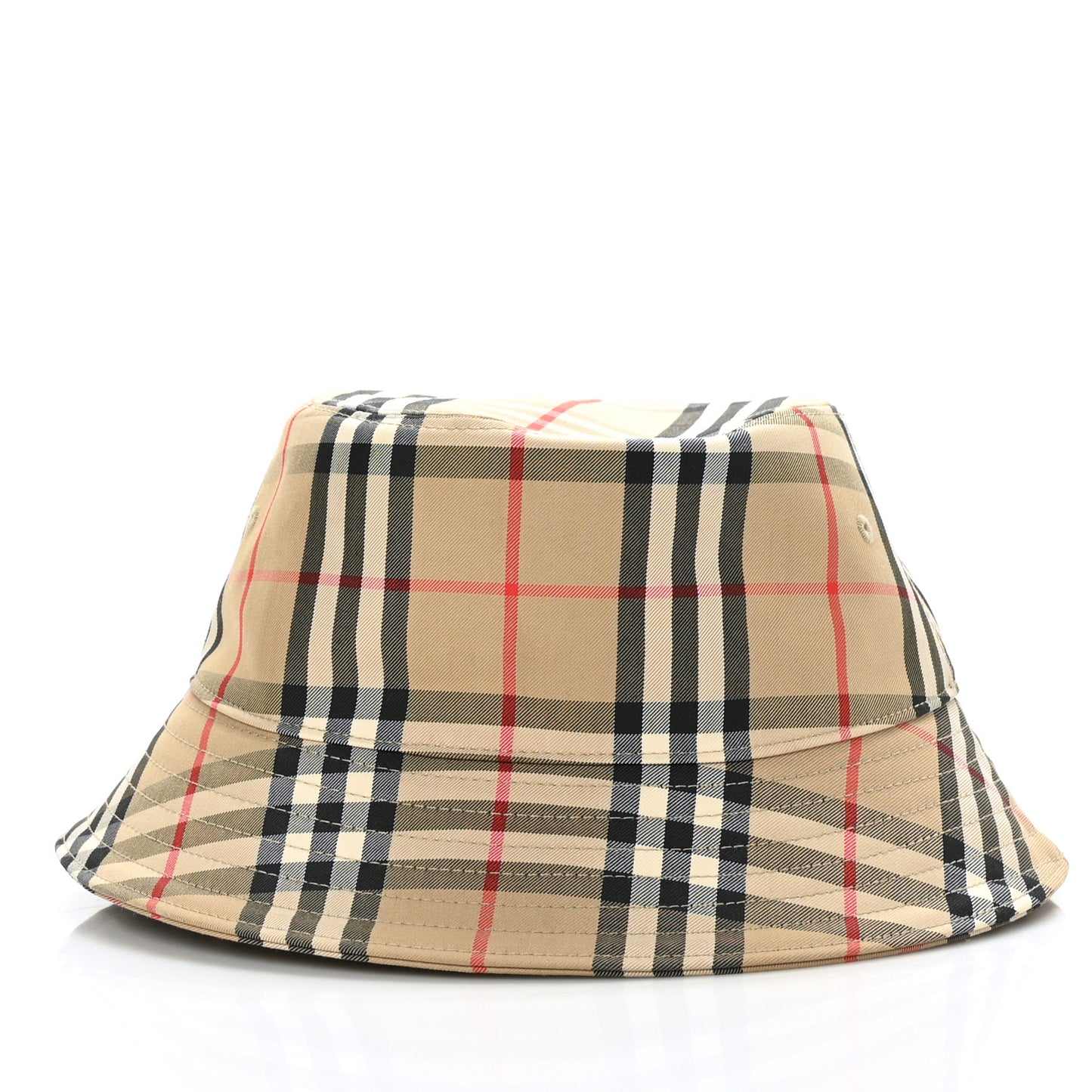 Technical Cotton Vintage Check Bucket Hat M Archive Beige