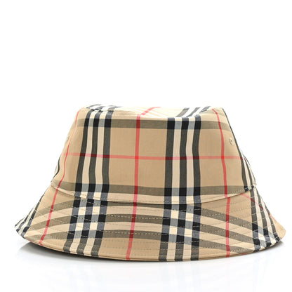 Burberry Technical Cotton Vintage Check Bucket Hat M Archive Beige 4 of 8