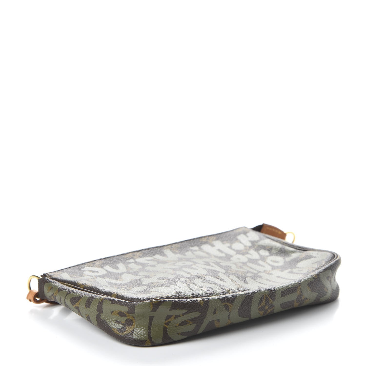 Louis Vuitton Monogram Graffiti Pochette Accessories Kaki 4 of 10