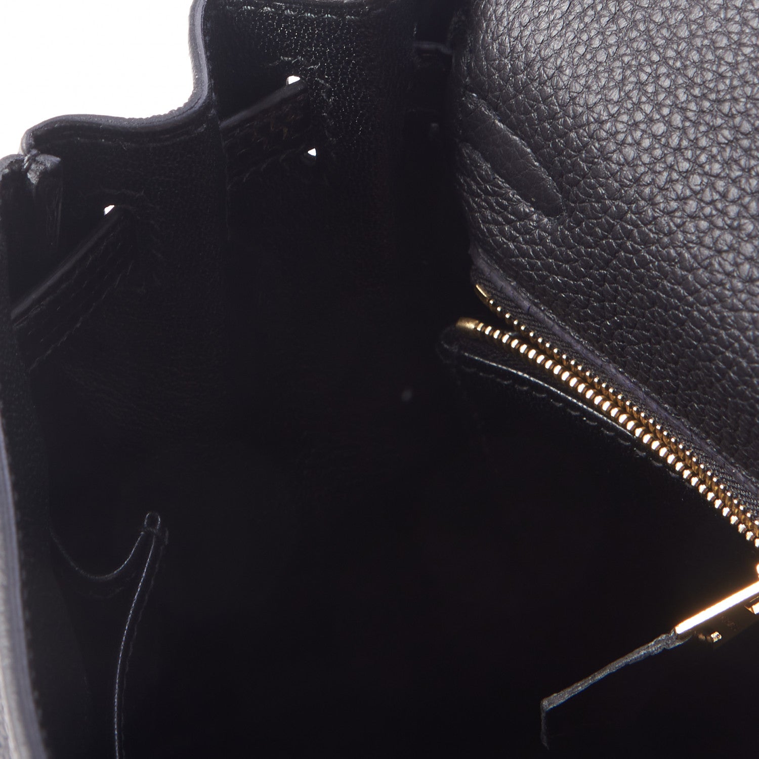 Hermes Togo Lizard Kelly Retourne Touch 25 Black 20 of 34