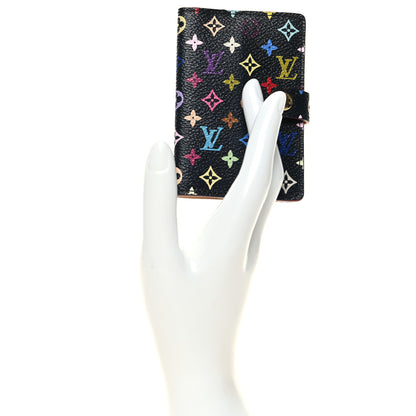 Louis Vuitton Monogram Multicolor Carnet de Bal Mini Agenda Cover Black 2 of 7