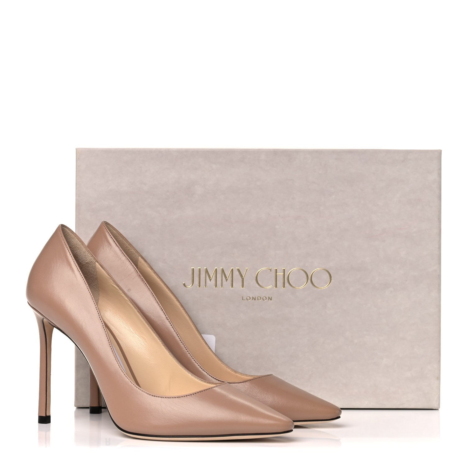 Jimmy Choo Kid Pointy Toe Romy 100 Pumps 37 Ballet Pink 14 of 14